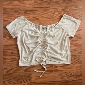 Forever 21 Ruched Crop Top